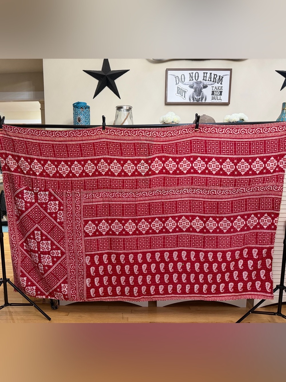 Kantha Twin Size Blanket